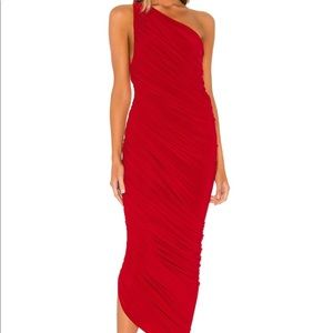 Norma Kamali one shoulder dress